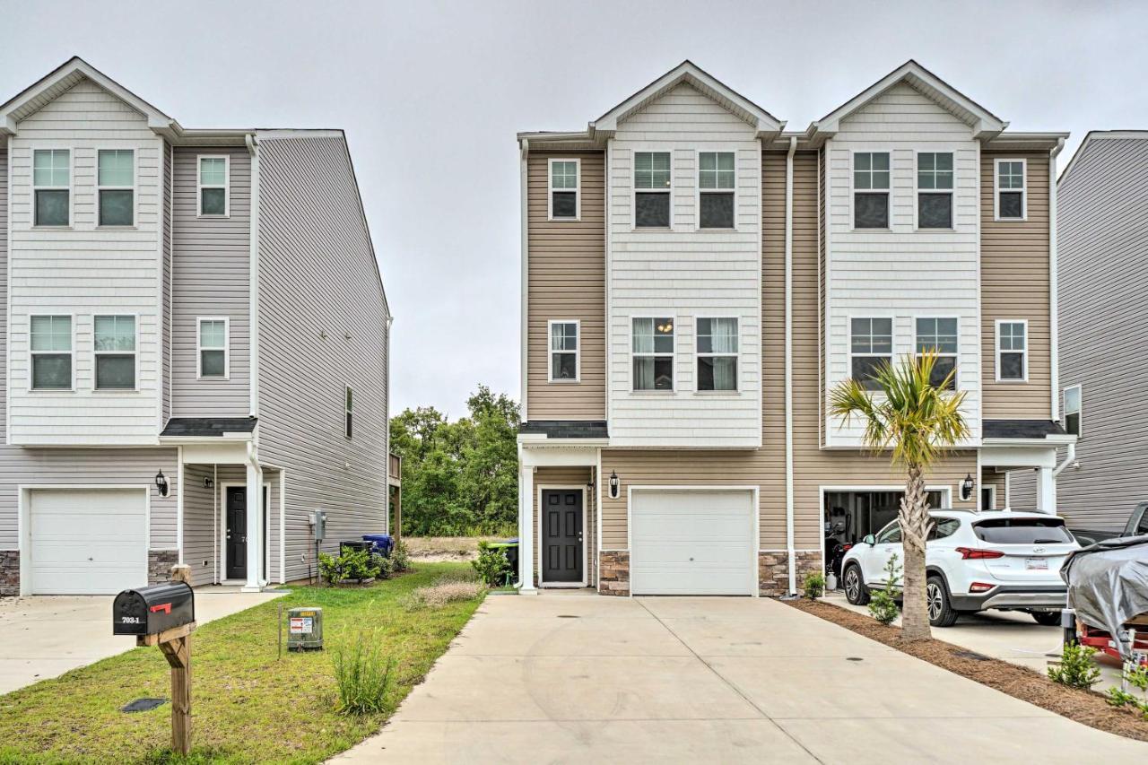 Modern Coastal Condo With Patio 1 Mi To Beaches! Carolina Beach Zewnętrze zdjęcie
